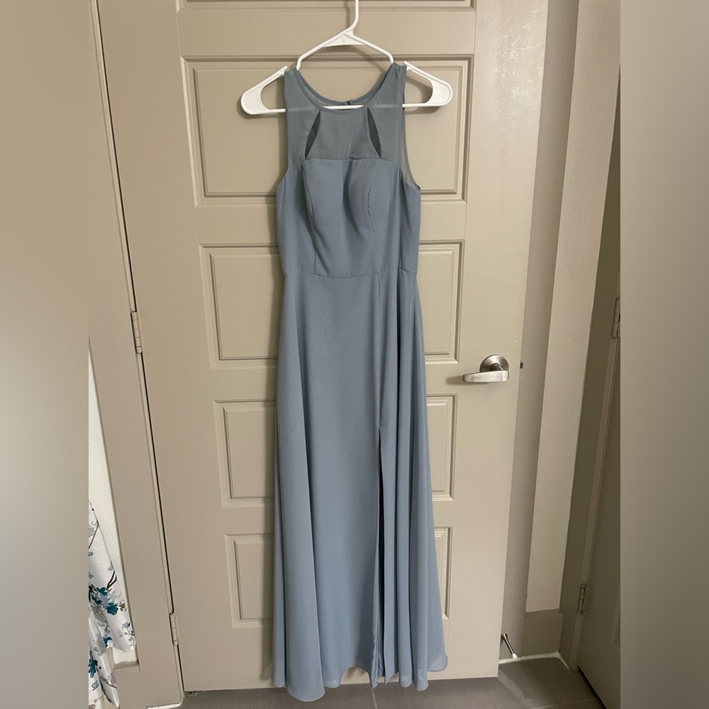 Azazie Dusty Blue Bridesmaids Dress